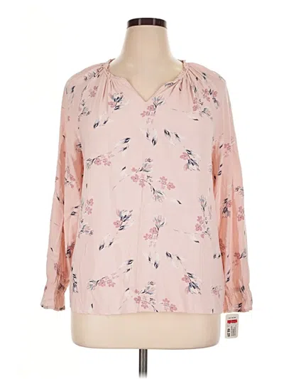 Pre-owned Angels 3/4 Sleeve Blouse In Pink
