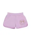 Angel's Face Girls Adriana Smile Sweat Shorts In Purple
