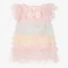 ANGEL'S FACE BABY GIRLS PINK FRILLED TULLE DRESS