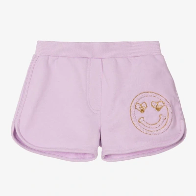 Angel's Face Babies' Girls Lilac Purple Cotton Shorts
