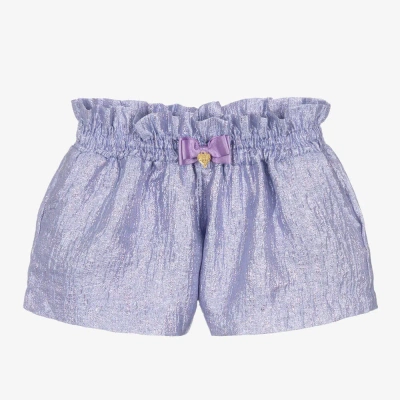 Angel's Face Kids' Girls Lilac Purple Jacquard Shorts