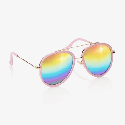 Angel's Face Kids'  Girls Pink Katrina Sunglasses In Gold