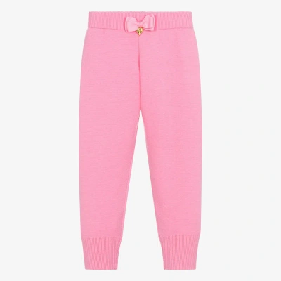 Angel's Face Kids' Girls Pink Knitted Joggers
