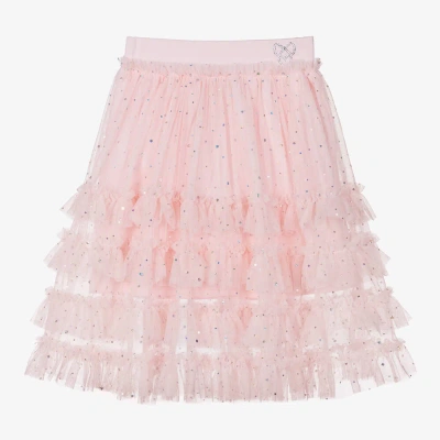 Angel's Face Kids' Girls Pink Midi Tulle Skirt