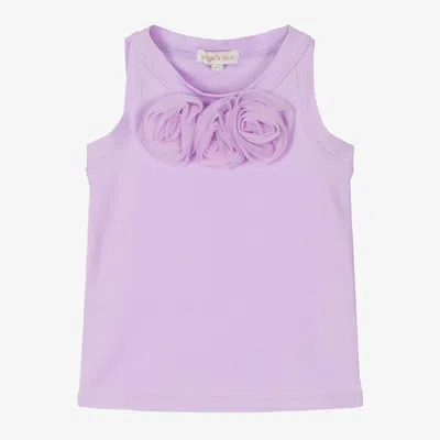 Angel's Face Kids' Girls Purple Cotton Sleeveless Top