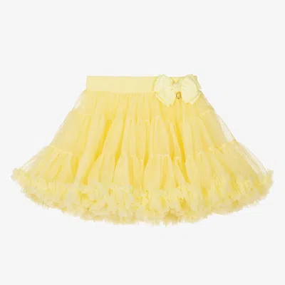 Angel's Face Kids' Girls Yellow Tulle Tutu Skirt