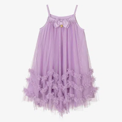 Angel's Face Teen Girls Lilac Purple Tulle Dress