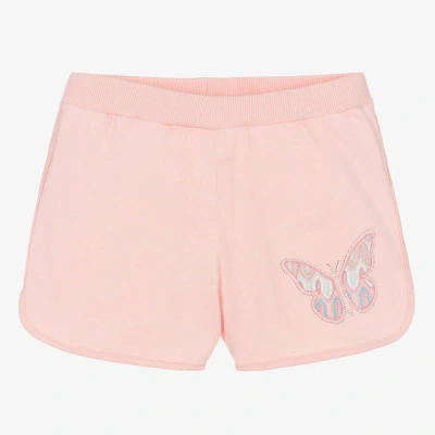 Angel's Face Teen Girls Pink Butterfly Cotton Shorts