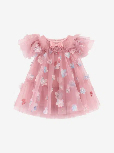 Angel's Face Angels Face Baby Girls Marlowe Petal Tulle Dress In Pink