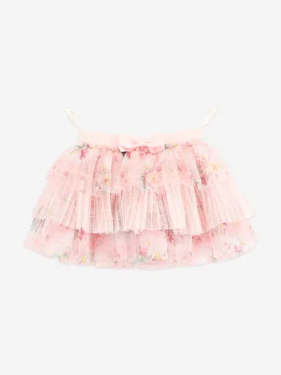 Angel's Face Baby Girls Pip Floral Skirt In Pink