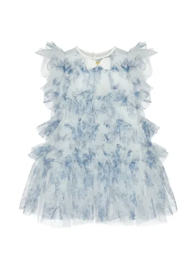 Angel's Face Kids' Etta Floral Dress In White