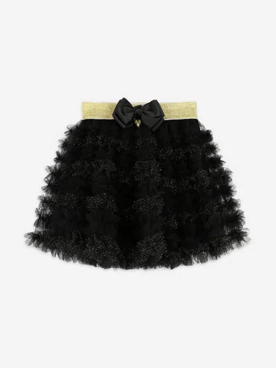 Angel's Face Kids' Angels Face Girls Ballroom Ruffle Skirt In Black