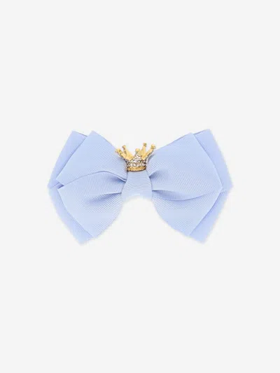 Angel's Face Kids' Angels Face Girls Big Bow With Crown In Blue