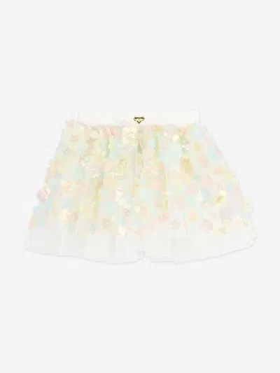 Angel's Face Kids' Angels Face Girls Blossom 3d Multi Flower Skirt In White