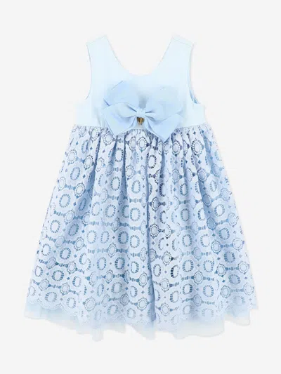Angel's Face Babies' Girls Corella Lace Dress In Blue