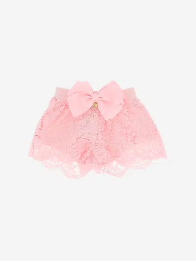 Angel's Face Kids' Girls Dorothy Lace Shorts In Pink