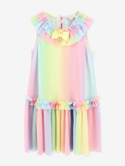 Angel's Face Kids' Girls Ember Pleated Dress In Multicoloured
