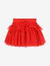 Angel's Face Angels Face Girls Georgian Gold Dot Skirt In Red