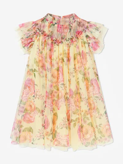 Angel's Face Babies' Angels Face Girls Hettie Bold Floral Print Dress In Multi