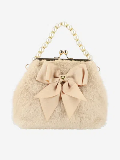 Angel's Face Kids' Angels Face Girls Hope Faux Fur Bag In Sand