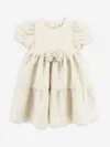 Angel's Face Angels Face Girls Jordan Deco Jacquard Tiered Dress In Gold