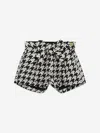 Angel's Face Angels Face Girls Laetitia Houndstooth Shorts With Bow In Black
