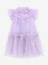 Angel's Face Angels Face Girls Marietta Multi Glitter Star Dress In Purple