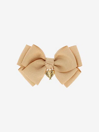 Angel's Face Kids' Angels Face Girls Metallic Bog Bow Hair Clip In Gold