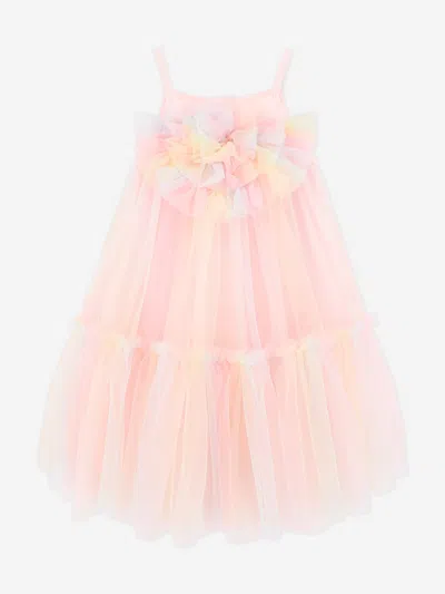 Angel's Face Babies' Girls Rosheen Tulle Dress In Pink