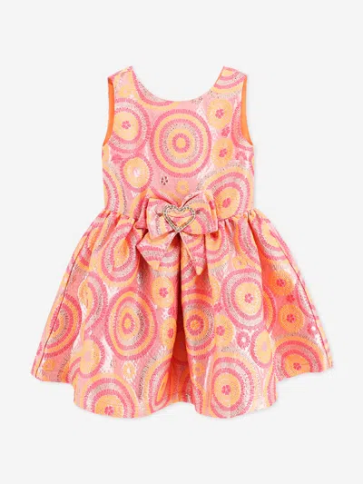 Angel's Face Kids' Girls Ruby Circle Dress In Orange