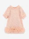 Angel's Face Angels Face Girls Sasha Sequin Dress In Neutral