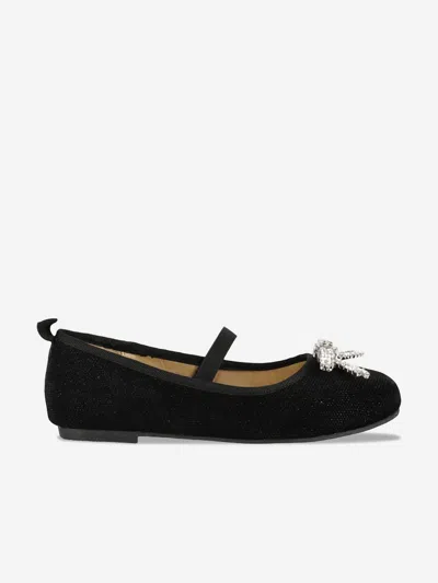 Angel's Face Kids' Girls Sofia Diamante Bow Pumps In Black