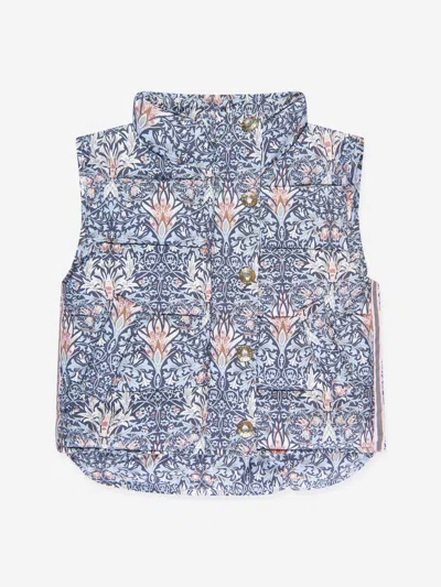 Angel's Face Kids' Girls Tabatha Printed Gilet In Blue