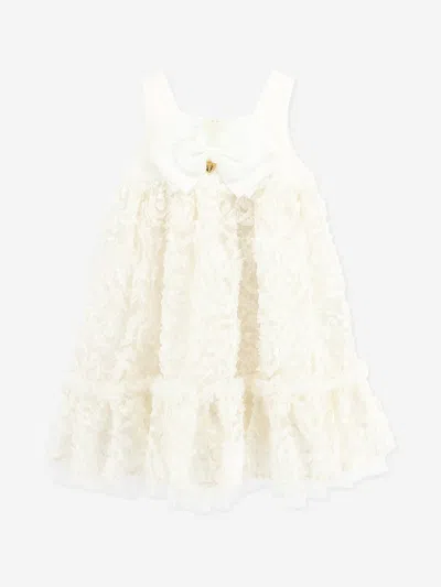 Angel's Face Babies' Girls Tate 3d Flower Dress In White