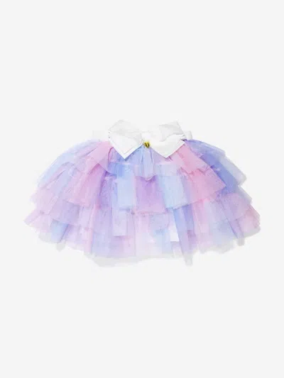 Angel's Face Kids' Girls Tulle Bow Skirt 12 - 13 Yrs White