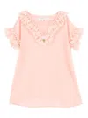 Angel's Face Golden Glow Dress In Pink