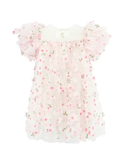 Angel's Face Kids' Marlowe Floral Dress In White