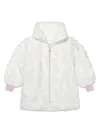 Angel's Face Angels Face Girls Oscars Pastel Fur Jacket In White