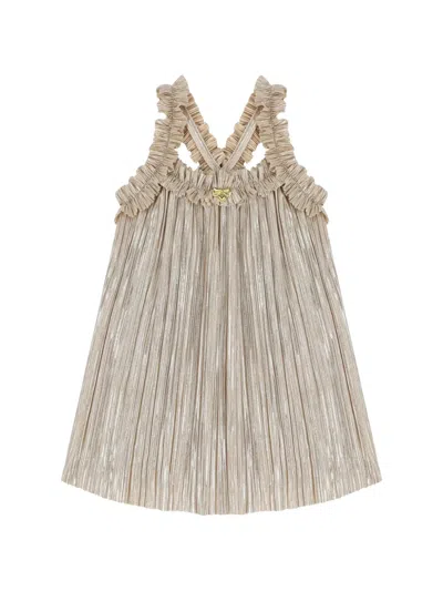 Angel's Face Kids' Pleated Top In Neutral