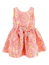 Angel's Face Ruby Circle Dress In Orange