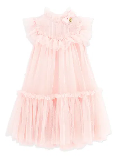 Angel's Face Kids' Ruffle-detailing Dress In Pink