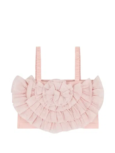 Angel's Face Kids' Ruffled-embellishment Top In Pink