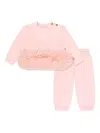 Angel's Face Angels Face Baby Girls Deonne Tulle Trim Tracksuit In Neutral