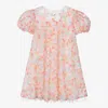 ANGEL'S FACE TEEN GIRLS PASTEL PINK TULLE PUFF SLEEVE DRESS
