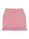 Angel's Face Angels Face Girls Troy Rib Knitted Skirt In Pink