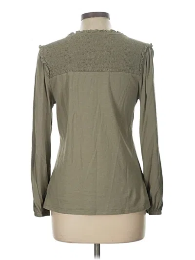 Pre-owned Angels Long Sleeve Blouse In Green