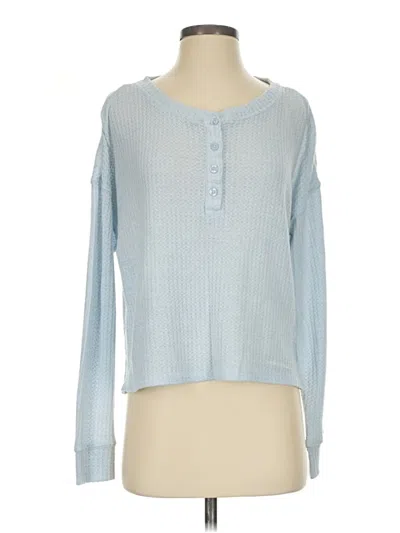 Pre-owned Angels Long Sleeve Top Blue Crew Neck Tops