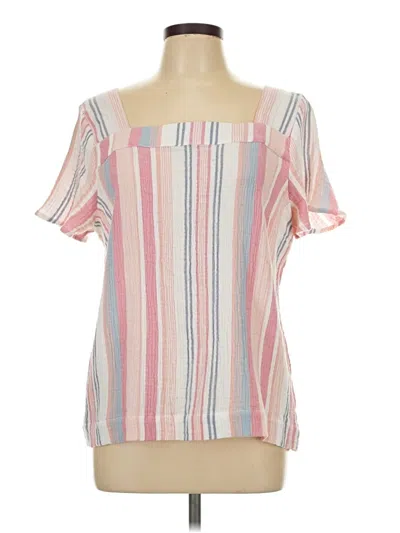 Pre-owned Angels Short Sleeve Blouse In Pink