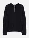 Anggae Half Neck Button Pullover