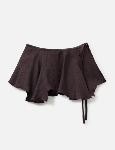 Anggae Satin Chou Chou In Brown/褐色/브라운/ブラウン
